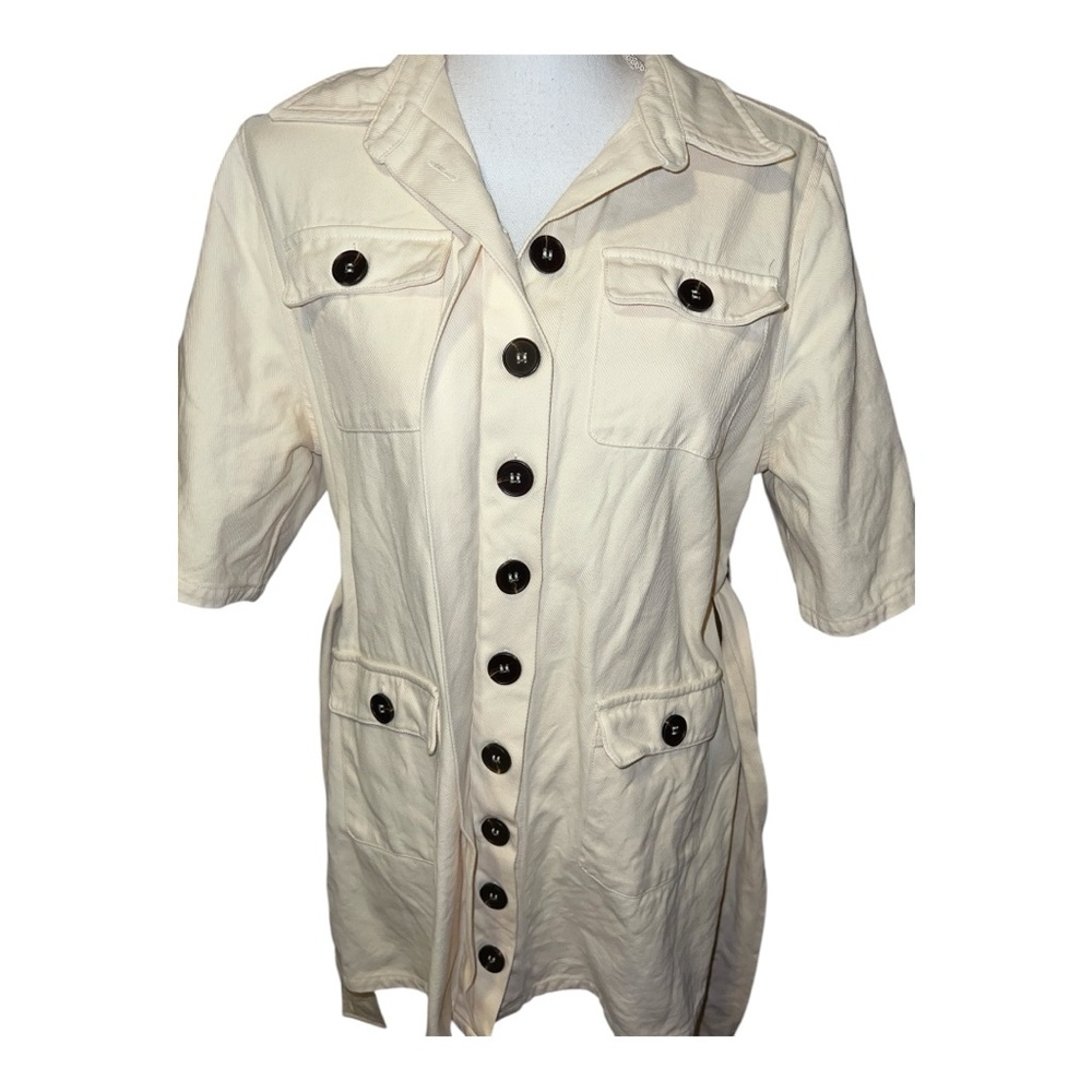 Showpo cream utility style belted mini dress - Picture 8 of 12